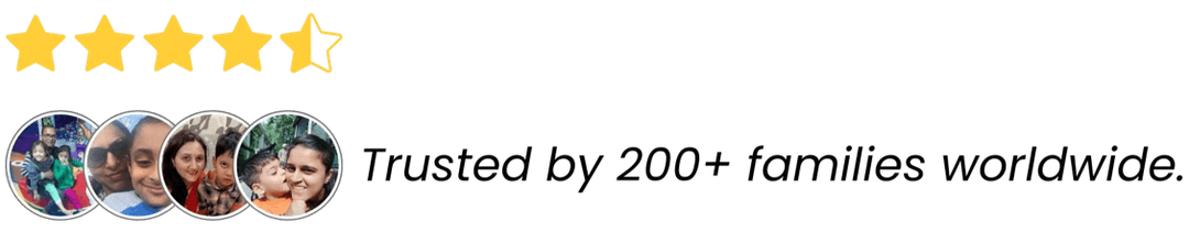 trusted by over 200 families